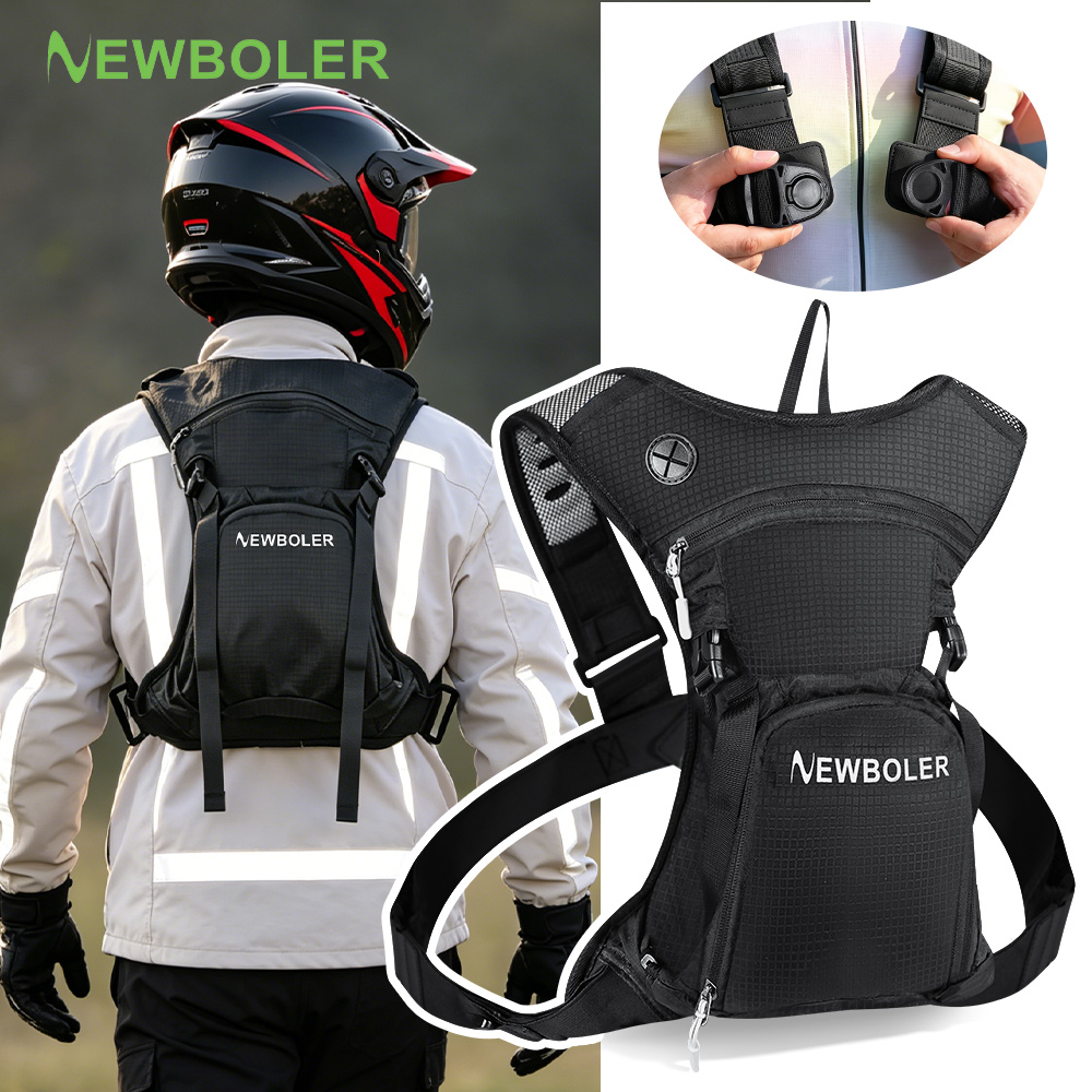 Mountain Biking Hydration Pack - NEWBOLER Sac d'hydratation pour moto et