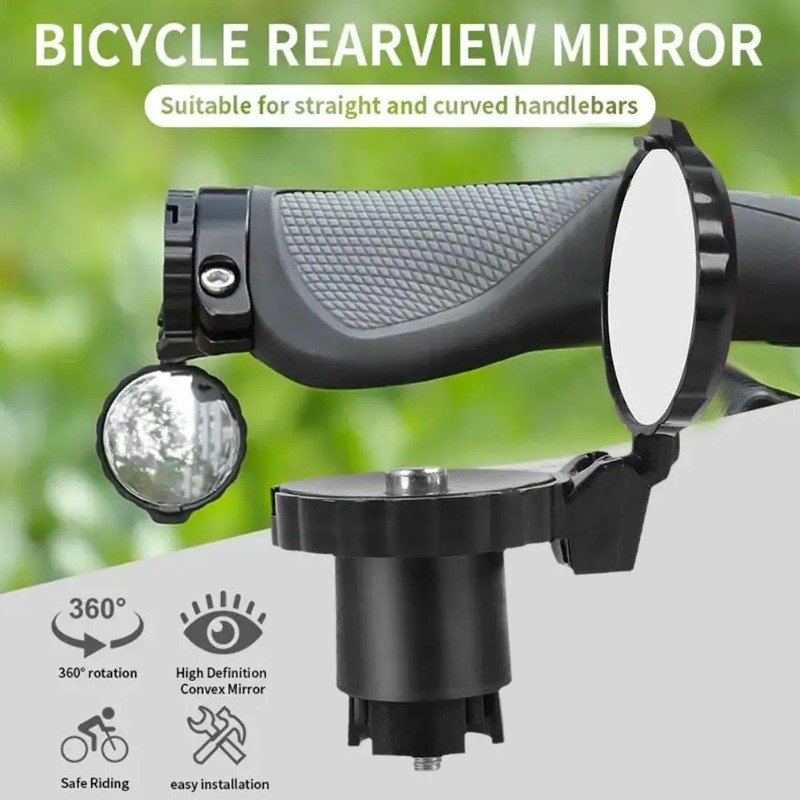 Mountain Biking Definition - Rétroviseur de guidon de vélo, miroir