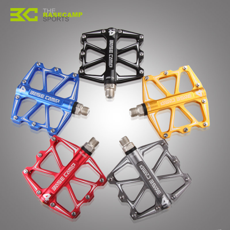 Mountain Biking Bc - BaseCamp-Pédales coordonnantes en alliage d'aluminium pour
