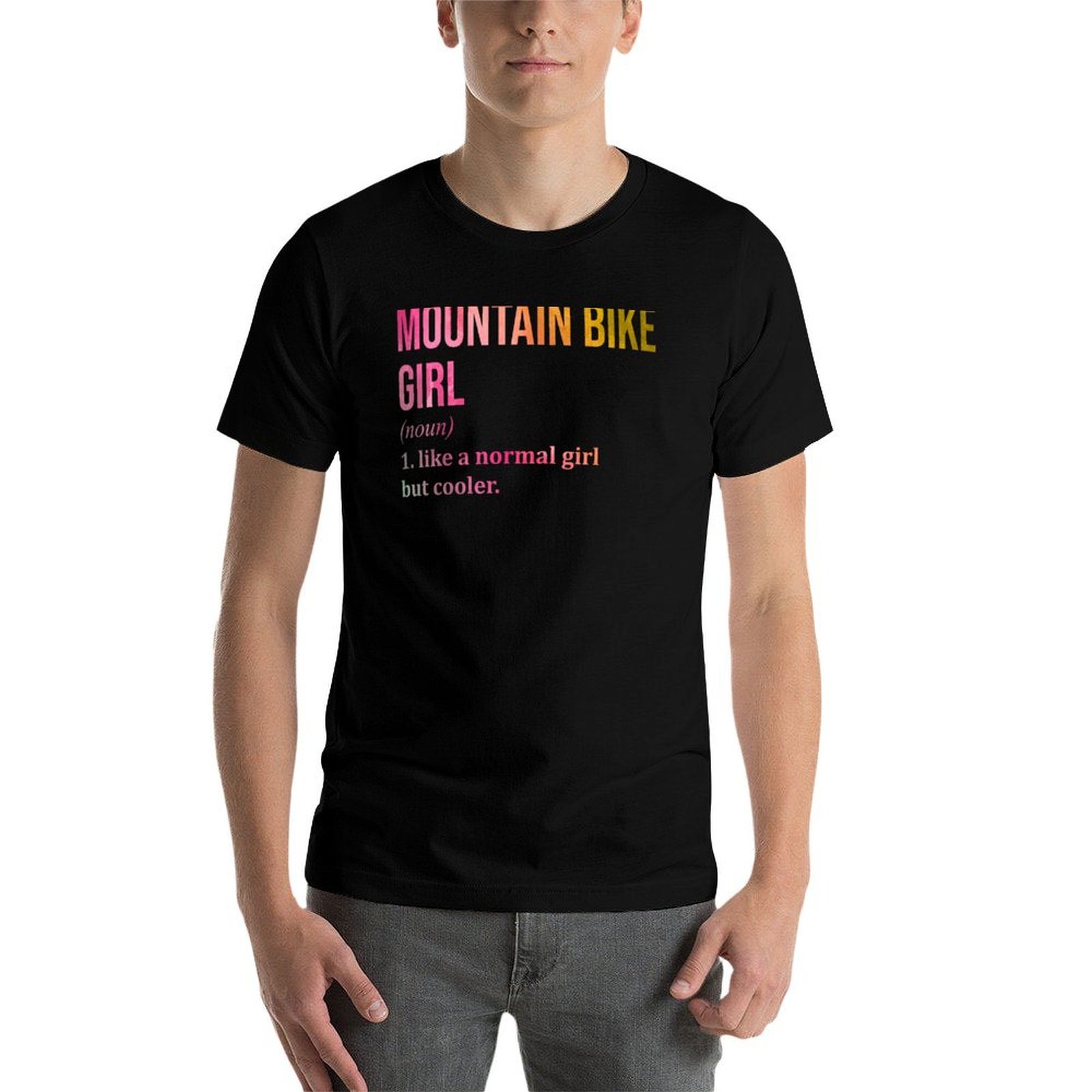 T-shirt Mountain Bike Girl Def - Mountain Biking Definition avis et prix