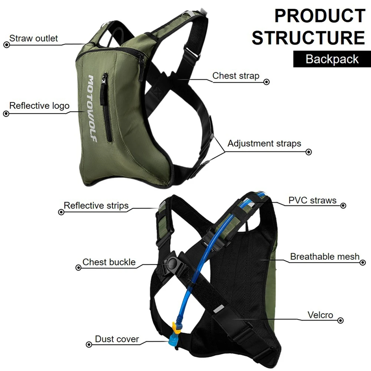 Sac d'hydratation pour moto et - Mountain Biking Hydration Pack avis et prix