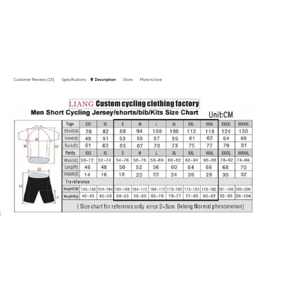 Ensemble Maillot et Cuissard C - Mountain Biking Clothes avis et prix